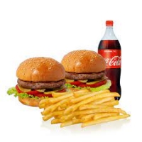 İKİLİ KIRMIZI BURGER MENÜ