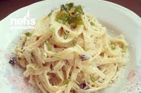 PARMESANLI FETTUCİNİ MAKARNA